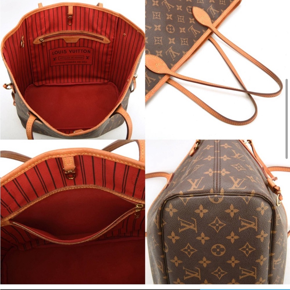Louis Vuitton monogram neverfull MM Cherry